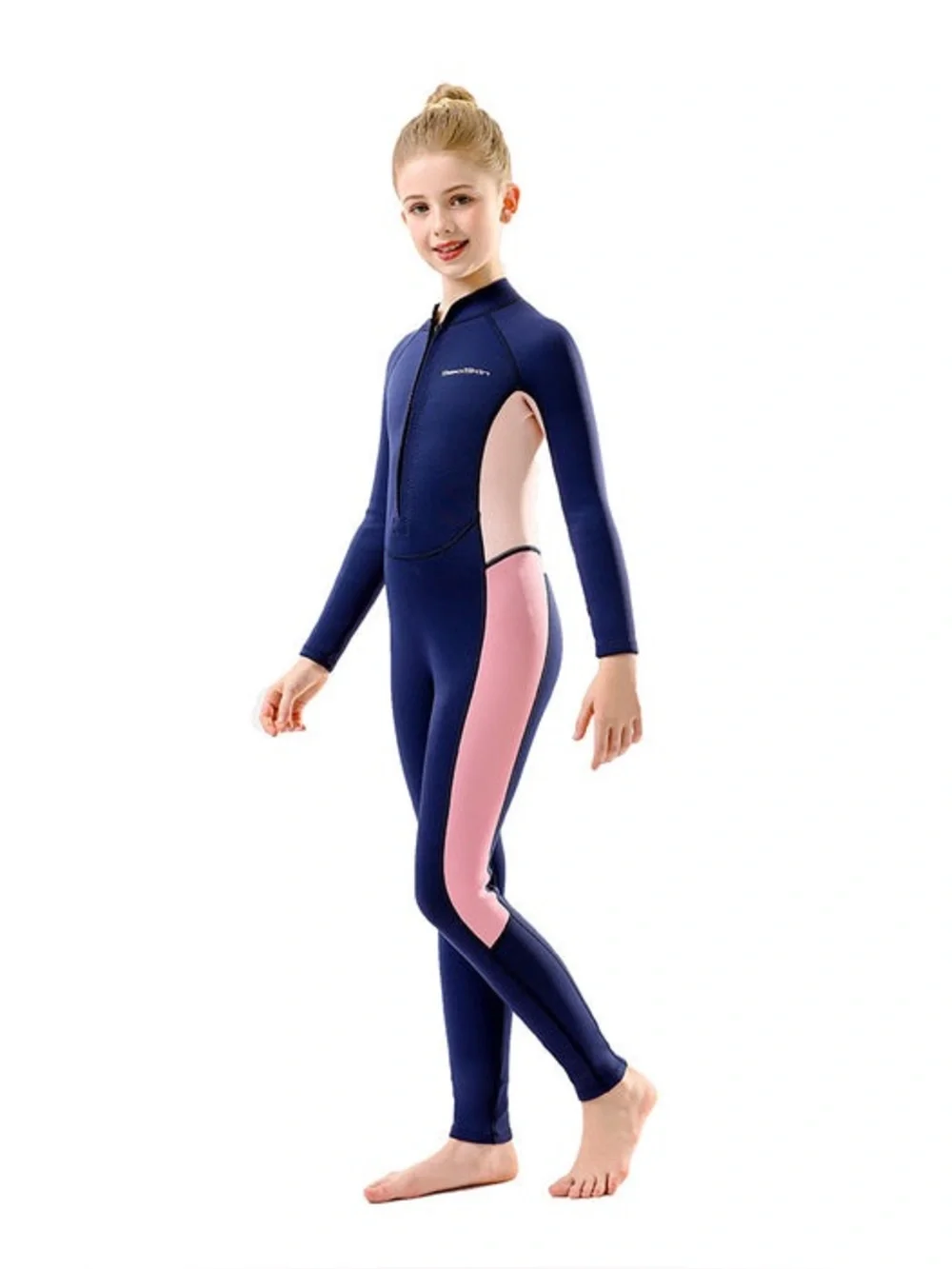 SeaSkin Girls 2mm Full Body Wetsuit | Size 10 | Midnight Blue
